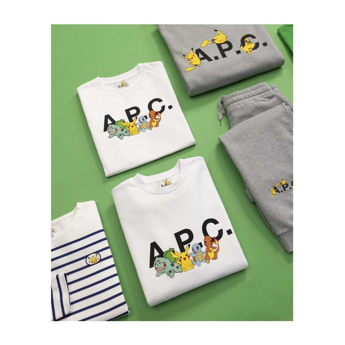Pokémon × A.P.C.: White The Crew T-Shirt - Women | Pokémon