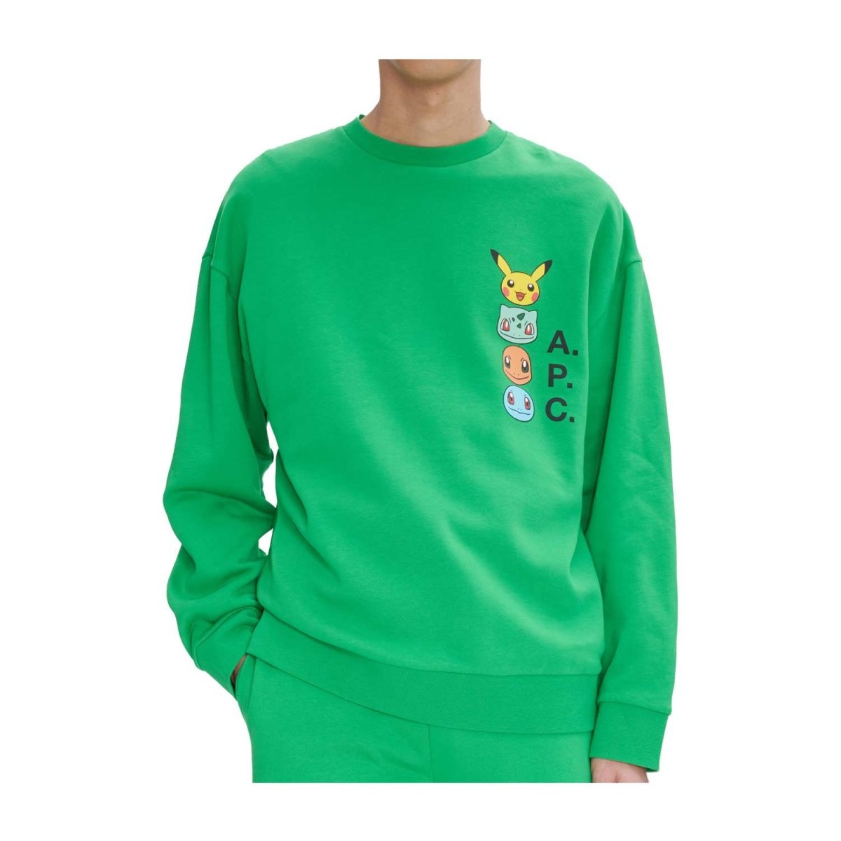 Pokémon × A.P.C.: Green The Portrait Sweatshirt - Adult