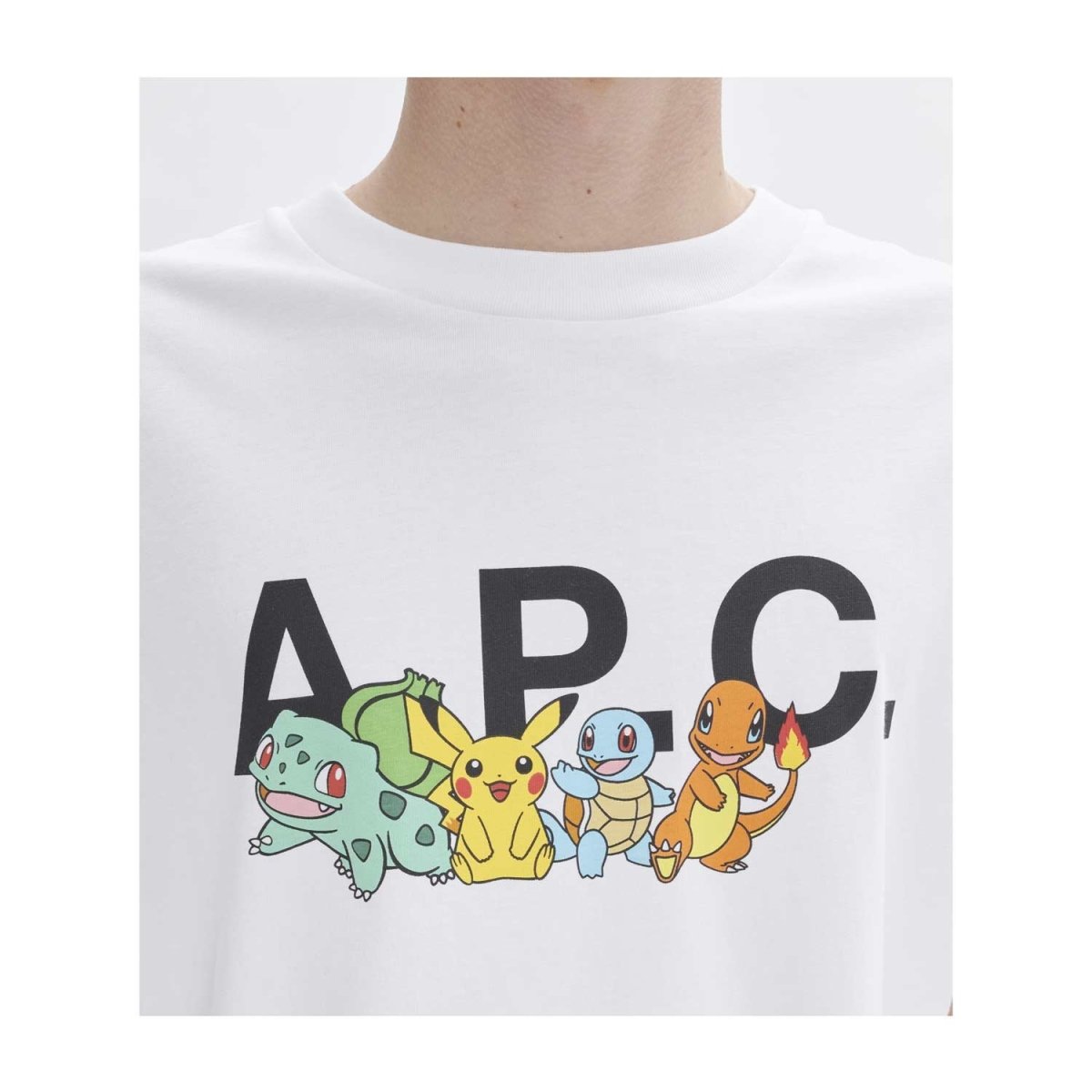 【超美品】APC ポケモン tシャツ sizeXL white polemon Pokémon × A.P.C.: White The Crew T-Shirt - Men | Pokémon