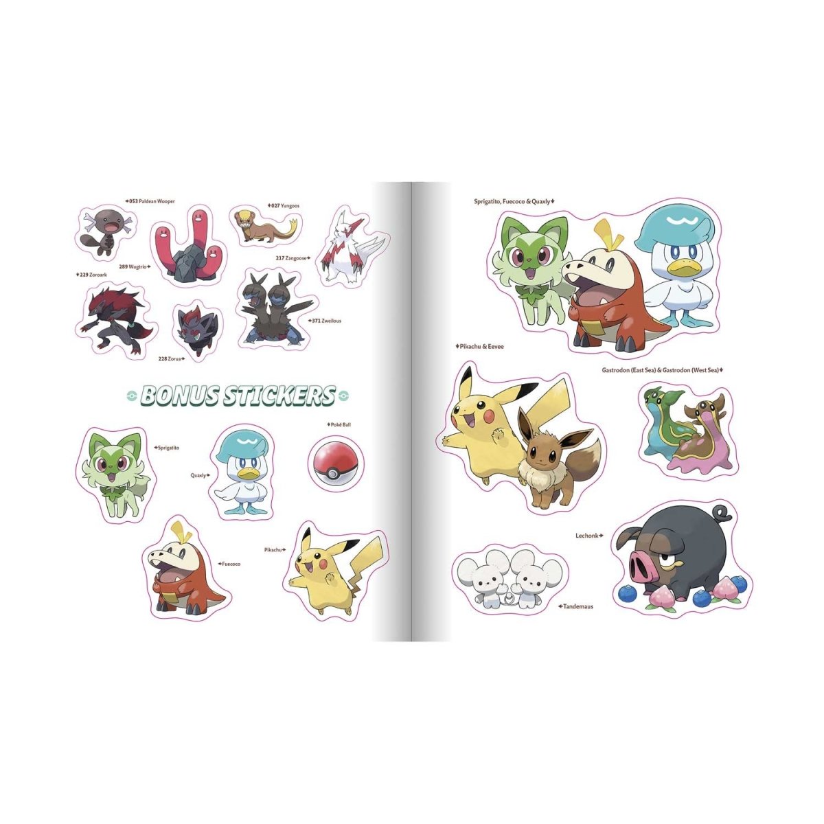 The Official Pokemon Legendary 1001 Stickers