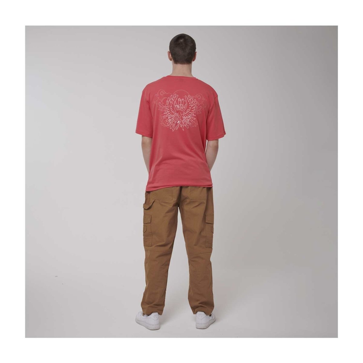 トレジャーストリート　スポニチ　オロナイン Pokémon × Dolly Noire: Ho-Oh Coral T-Shirt - Adult | Pokémon