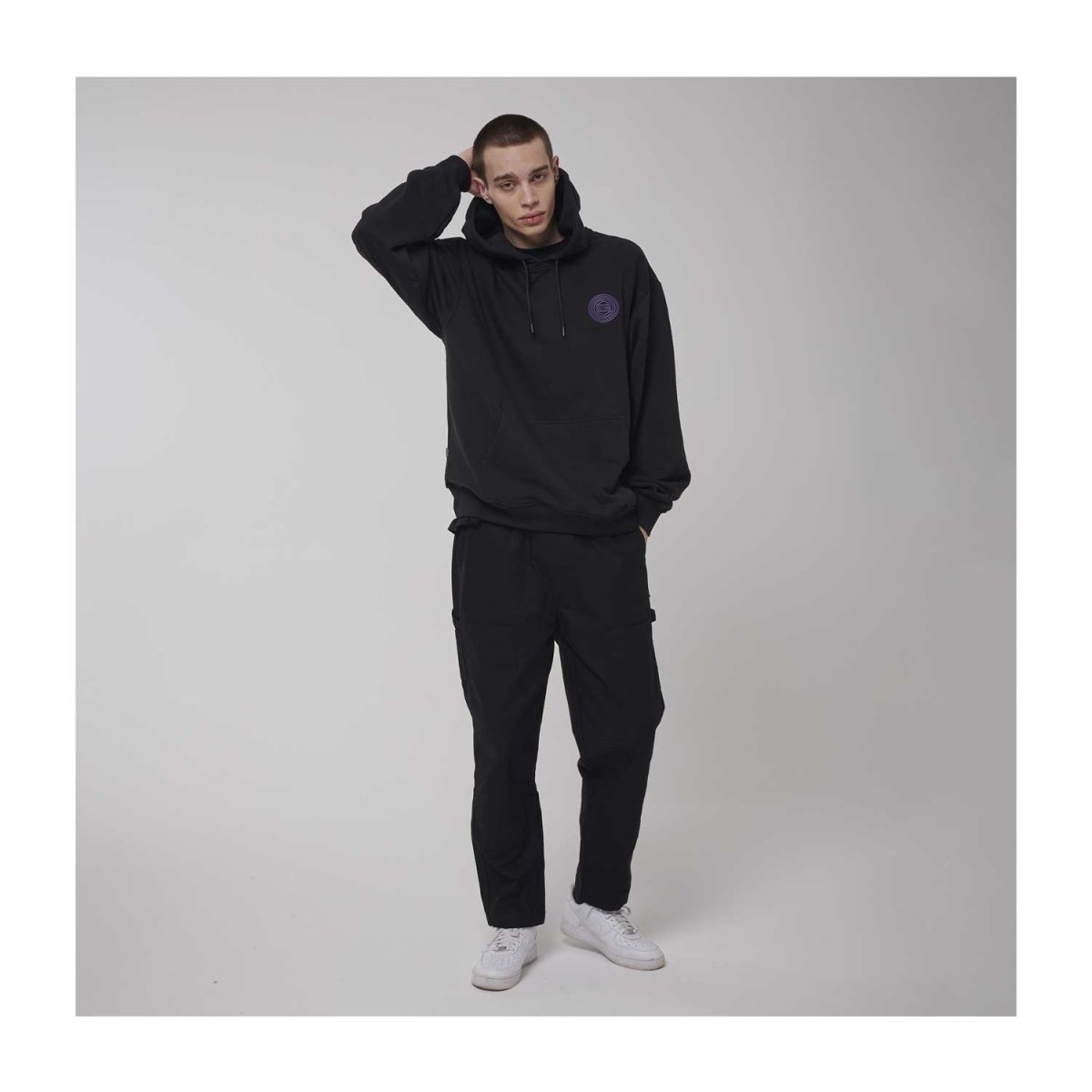 Pokémon × Dolly Noire: Mewtwo Black Hoodie - Adult | Pokémon