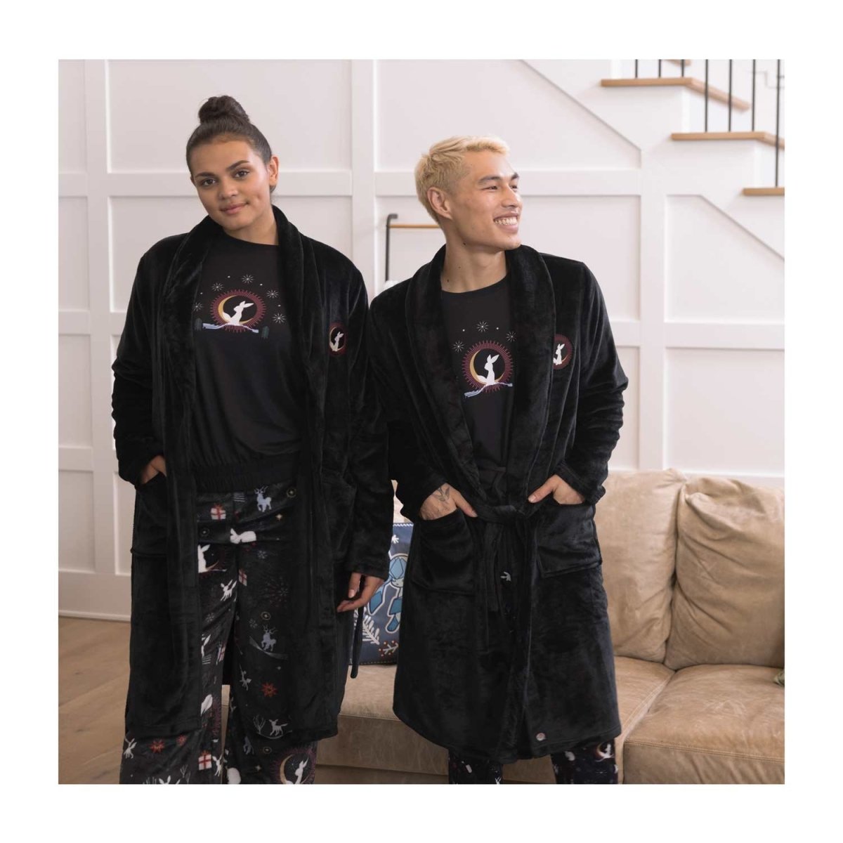 Ultroloth Robe Umbreon Black Robe - Adult | Pokémon Center Official Site