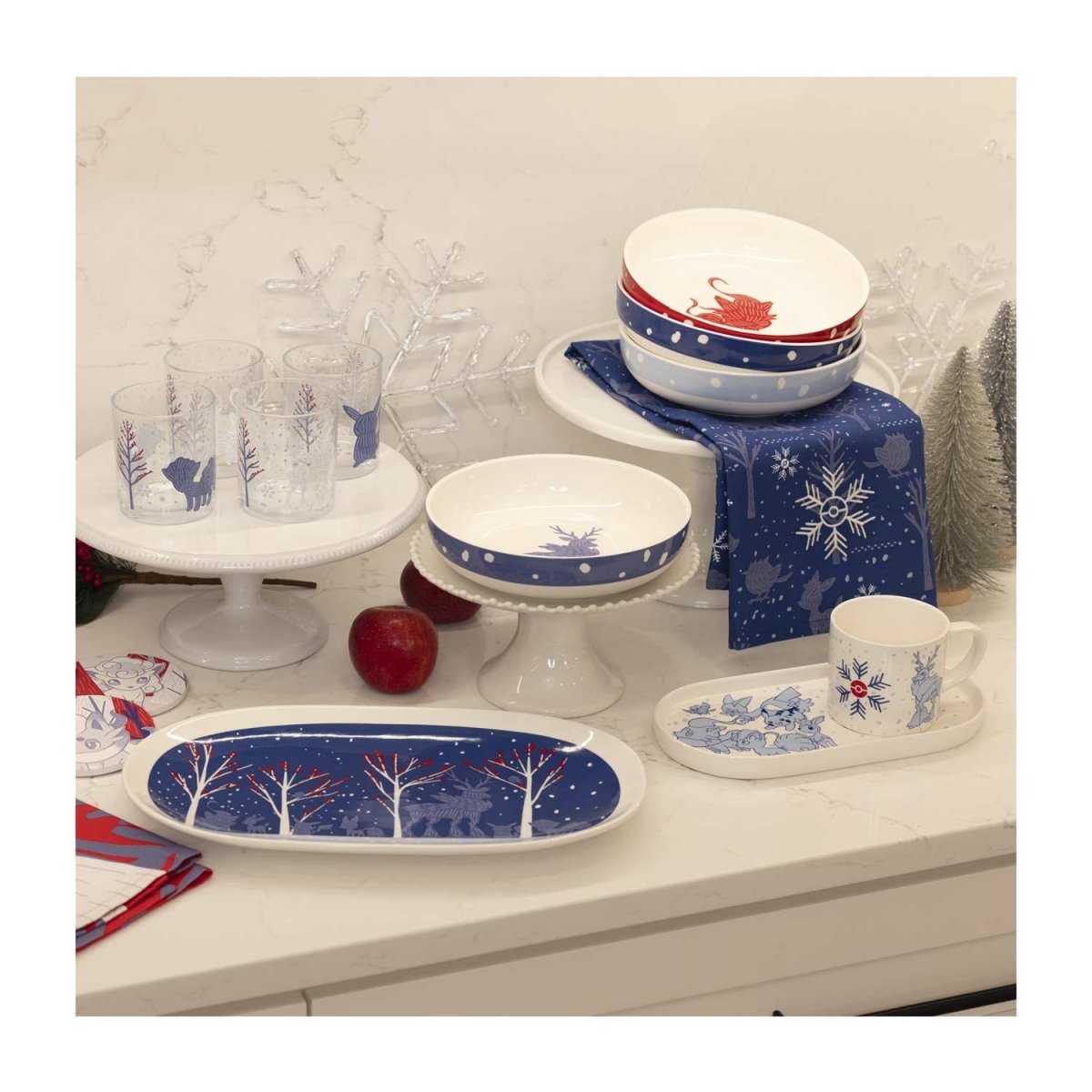 Pokémon Winter Woodland Mug & Snack Plate Set (2-Piece) | Pokémon