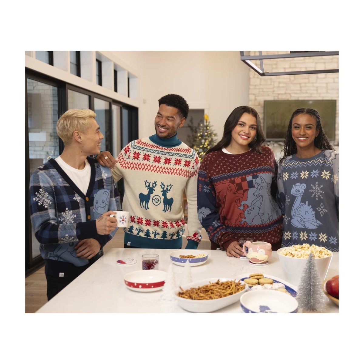 DECEMBERMAY☆ Old school Knitセットアップ Forest Fair Isle Turtleneck Knit Sweater - Adult | Pokémon Center