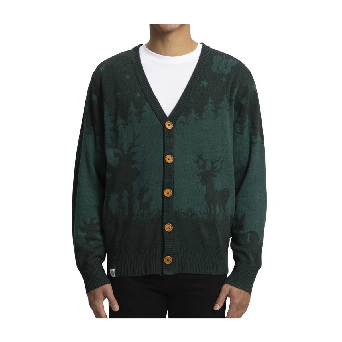 Forest Friends Knit Cardigan - Adult | Pokémon Center Forest Friends Knit Cardigan - Adult | Pokémon Center