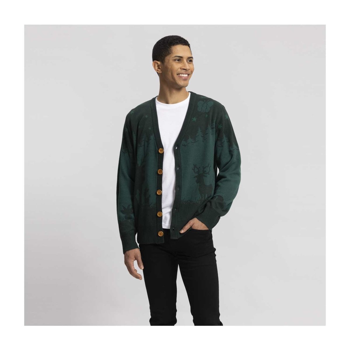 Forest Friends Knit Cardigan - Adult | Pokémon Center
