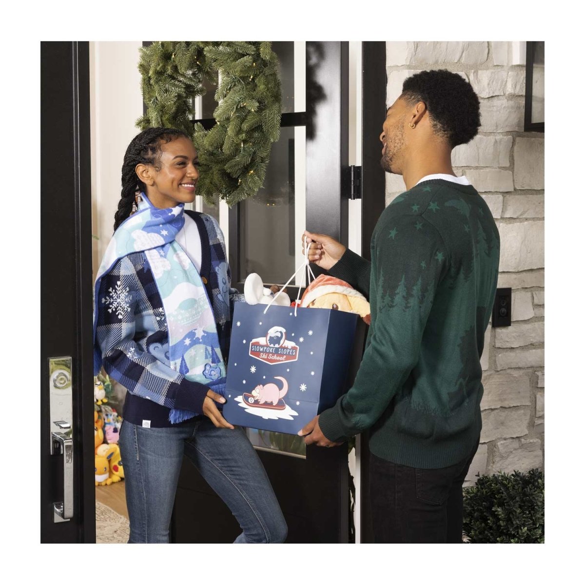 Forest Friends Knit Cardigan - Adult | Pokémon Center Official Site