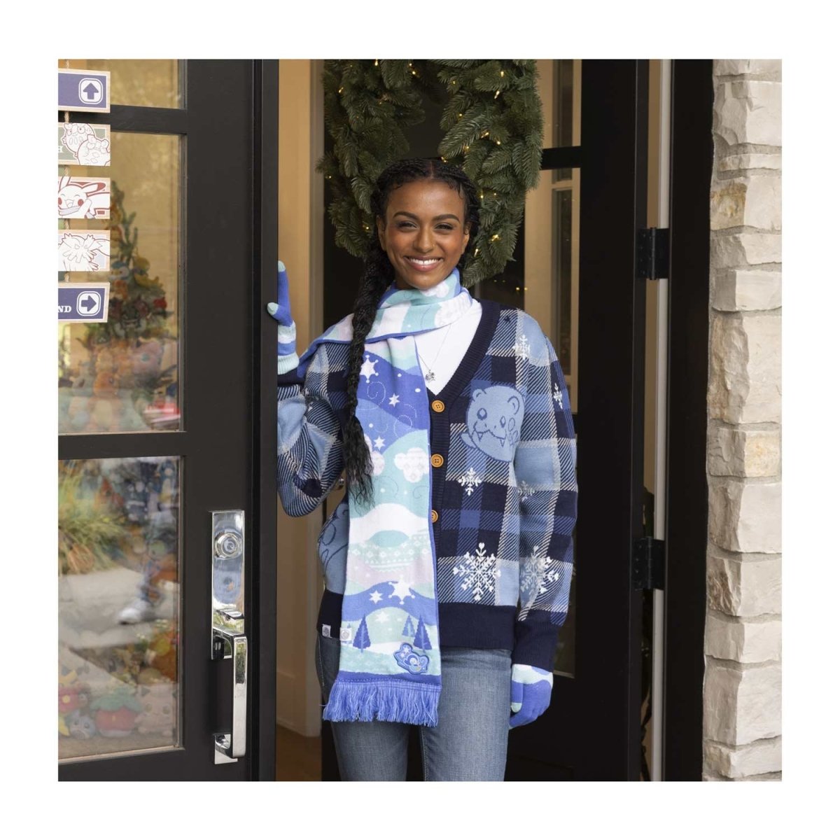 Piplup Playtime Knit Scarf (One Size-Adult) | Pokémon Center