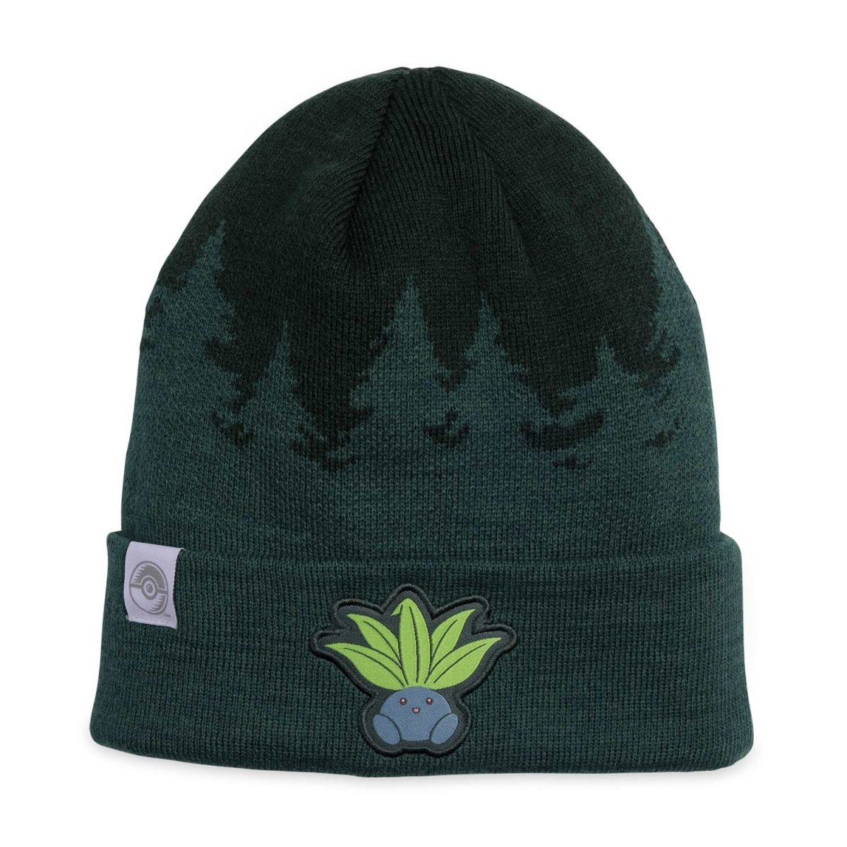 PokeGang Unisex Spruce Green Acrylic Comfortable Form-Fitting Chan Beanie Hat PRAY(er) Circle Cuffed Beanie — Encouragement Ink main image 4