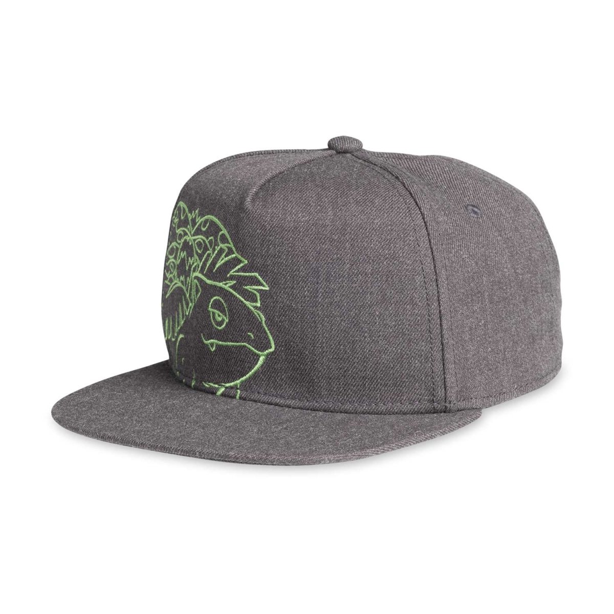 Venusaur Charcoal Flat-Bill Hat (One Size-Adult) | Pokémon
