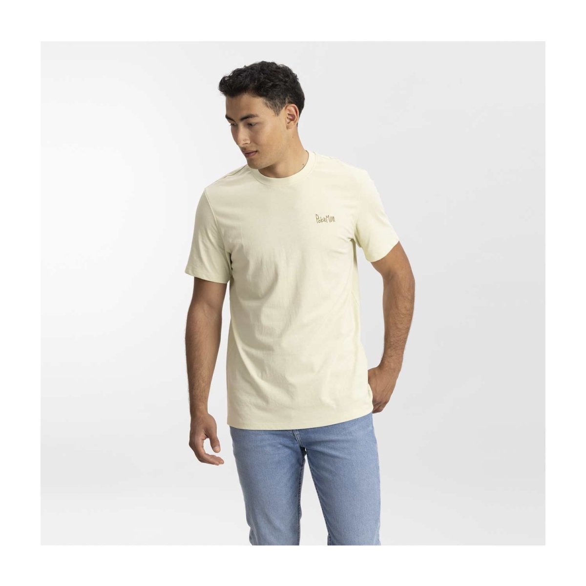 Pokemon Celio Pikachu Brown T Shirt Adult