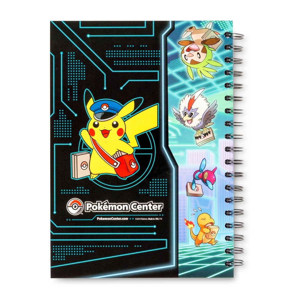 Special Delivery Pikachu Spiral Notebook (200 Pages)