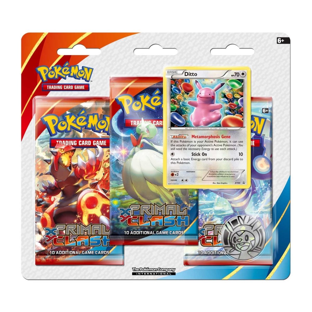 Pokémon TCG: XY - Primal Clash: 3-Pack Blister (Ditto)