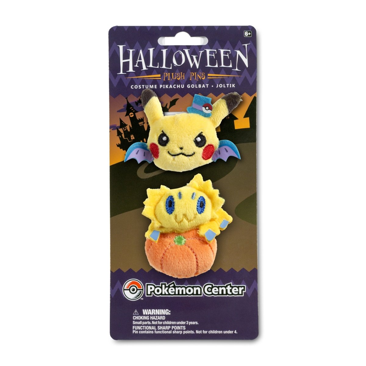 Golbat Costume Pikachu & Joltik Halloween Plush Pins (2-Pack Golbat Costume Pikachu & Joltik Halloween Plush Pins (2-Pack