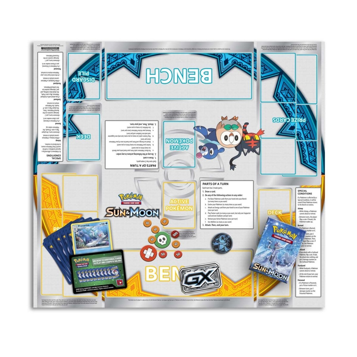 Pokémon TCG: Sun &amp; Moon Bright Tide Theme Deck | Pokémon Center Canada ...