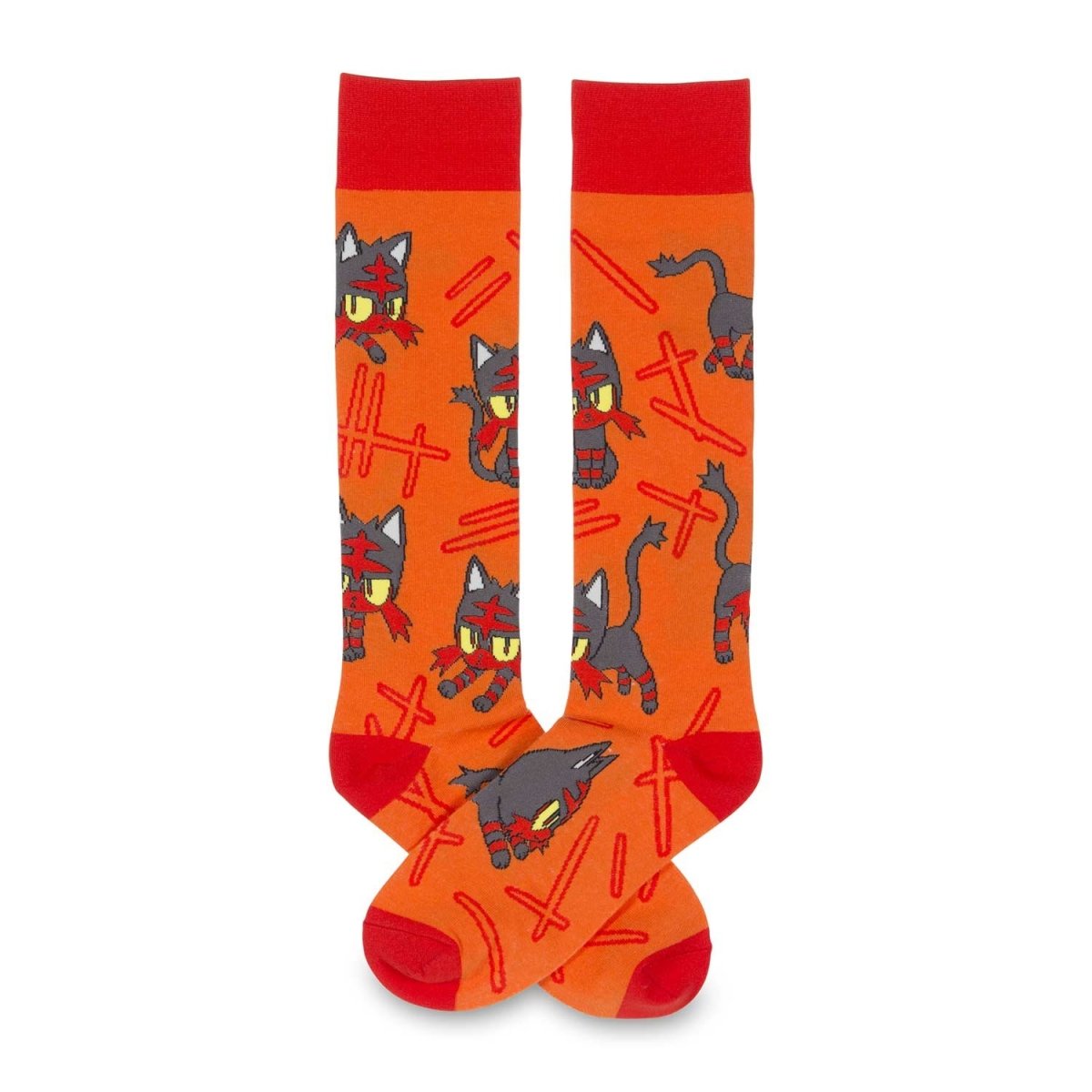 Litten Alola First Partner Mid-Calf Socks (One Size-Adult) | Pokémon ...