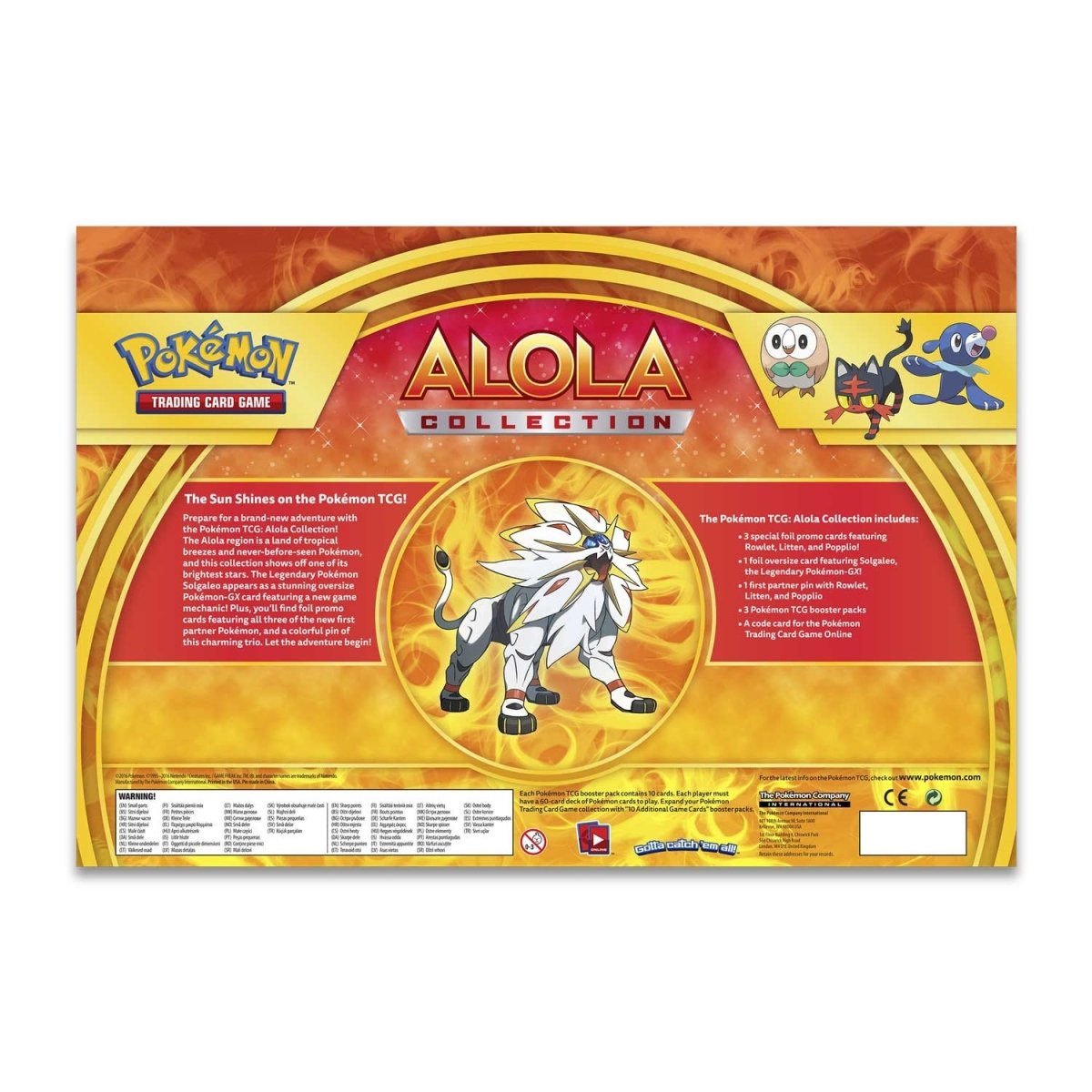 Pokemon Box Alola Solgaleo gx - Copag na Americanas Empresas