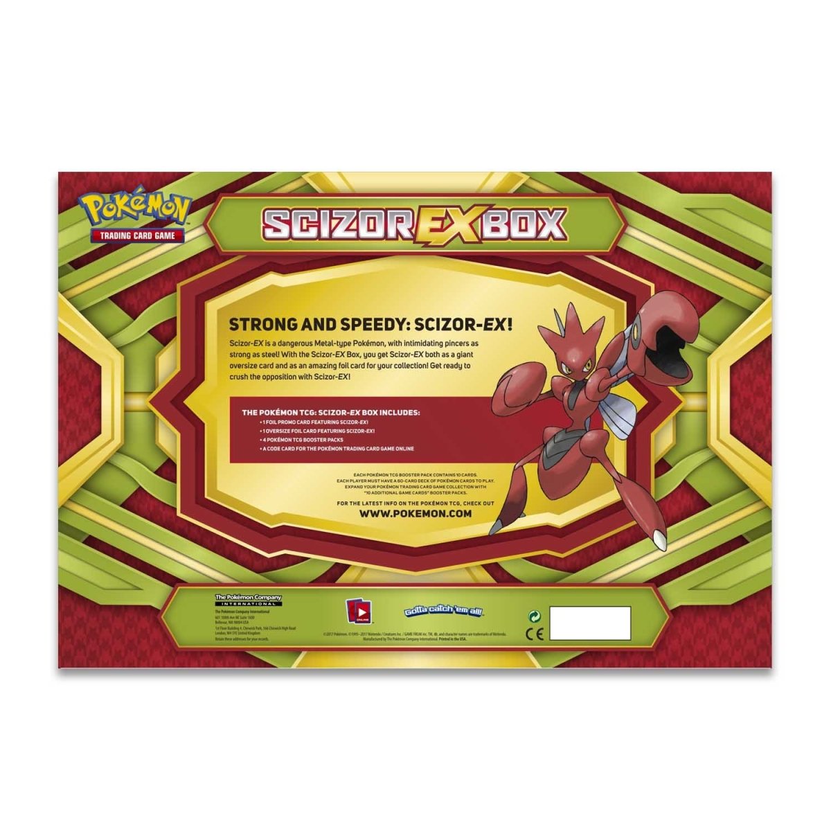 Pokémon TCG: Scizor-EX Box | Pokémon Center Official Site