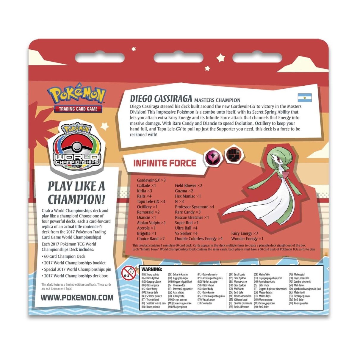 Pokmon TCG: 2017 World Championships Deck (Diego Cassiraga, Infinite Force)