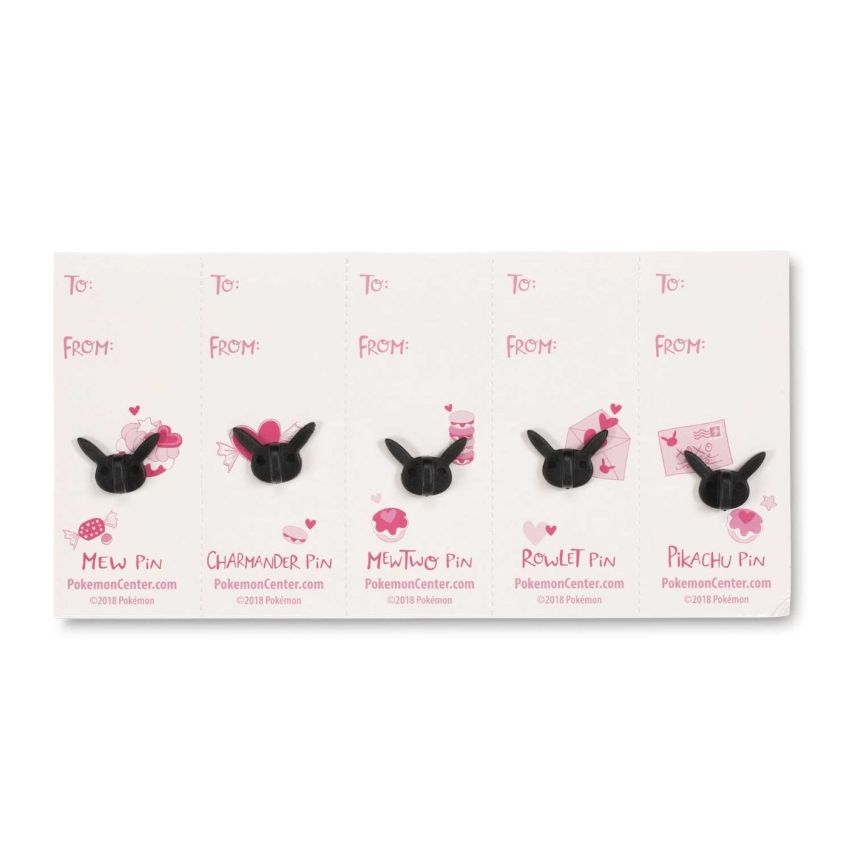 Pokmon Valentine Pins & Cards (5-Pack) Pokmon Valentine Pins & Cards (5-Pack)