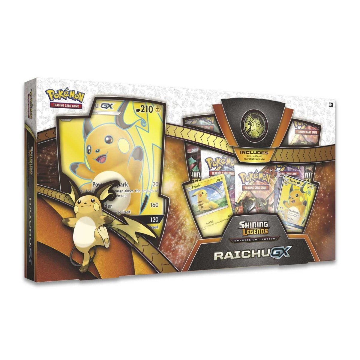 ポケモンカードゲーム Raichu GX 2017 S.E.P. Shining Legends 2017 Pokemon Shining Legends Raichu GX 75/73 BGS 9.5 Rainbow Rare