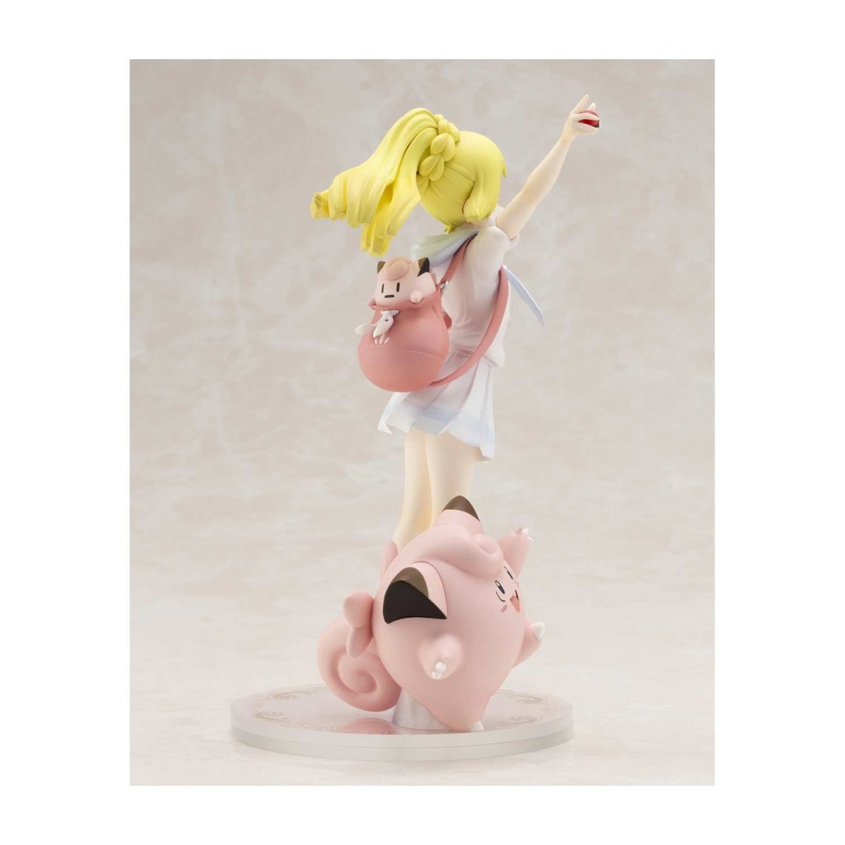 Kotobukiya Lively Lillie & Clefairy Figure | Pokémon Center