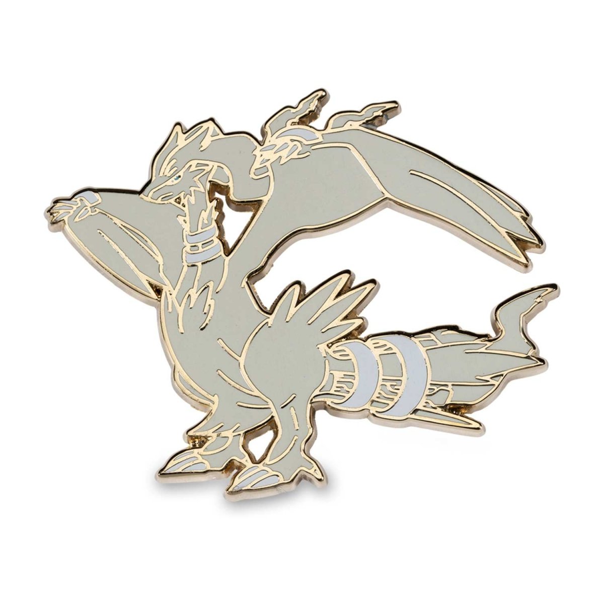 Pokemon Unova Legends Reshiram Zekrom Enamel Pin Black & White