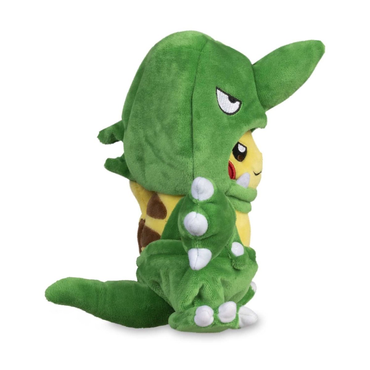 Green Monster Poké Maniac Costume Pikachu Poké Plush - 8 1/4 In