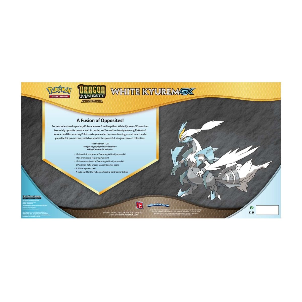 Pokémon TCG: Dragon Majesty Special Collection (White Kyurem-GX)