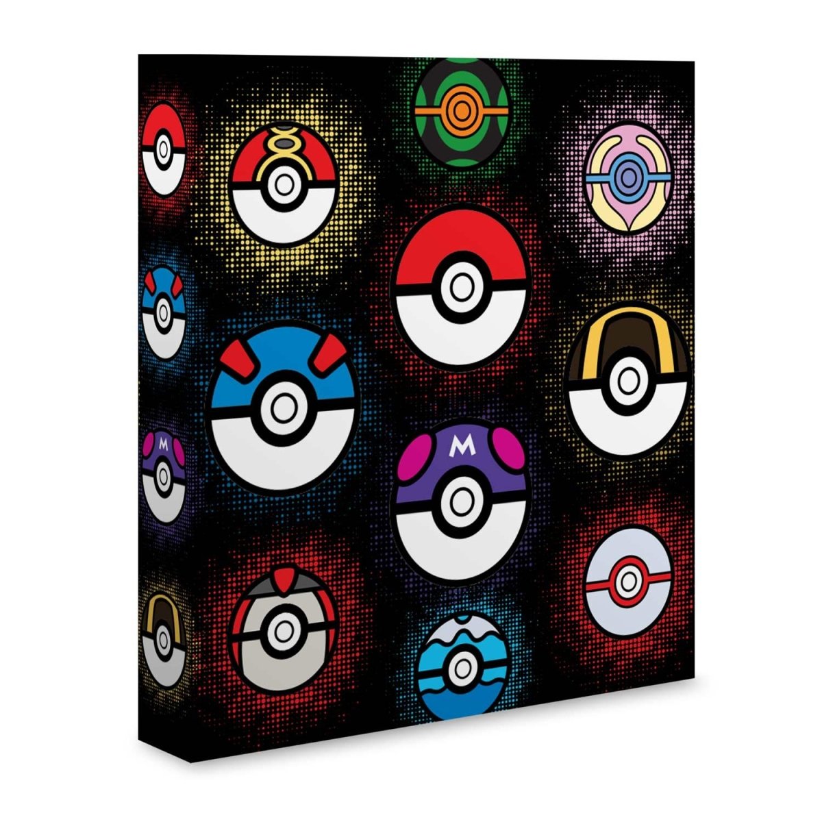 pokeball card binder Poke Ball Stitched PU Leather Trade Binder – Kado Supplies main image 0