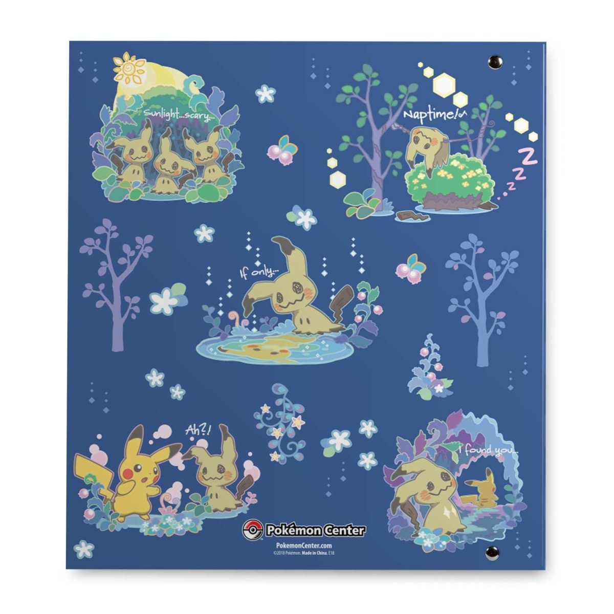 Mimikyu Day by Day D-Ring Binder - 1 In. | Pokémon Center Official
