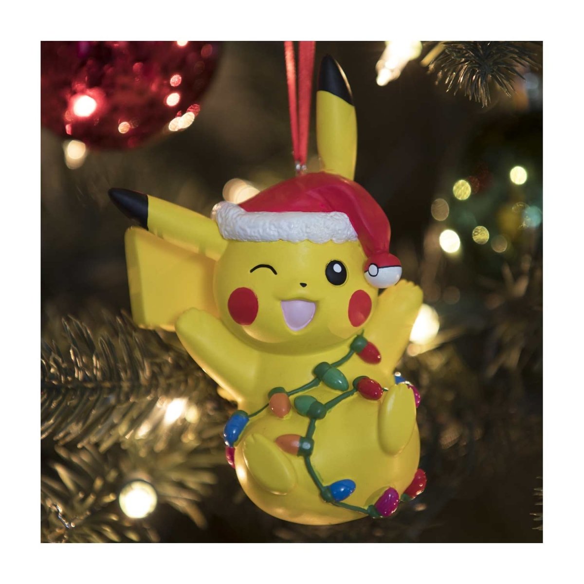 Pikachu Holiday Tangled Lights Ornament | Pokémon Center Official Site