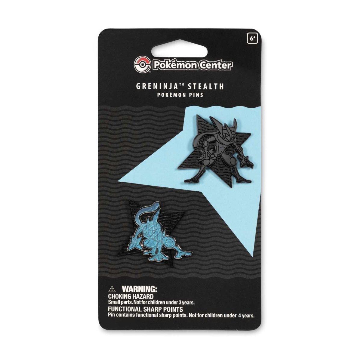 Greninja Stealth Pokémon Pins (2-Pack) | Pokémon Center Official Site