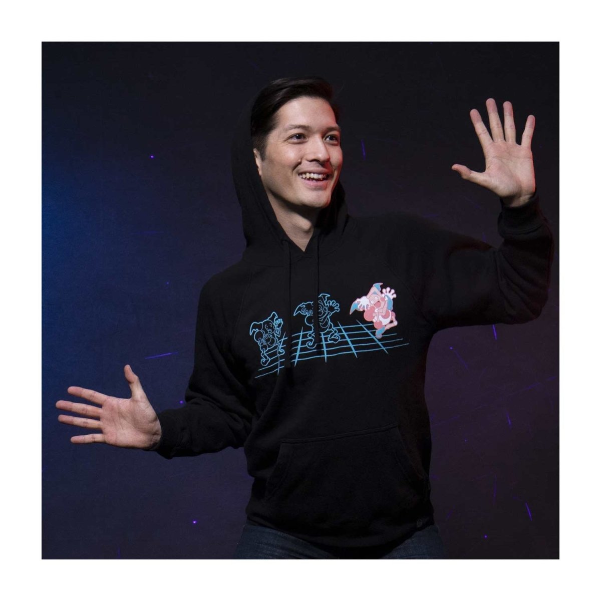 ■レア HYDE 黑ミサ EDYH ラウンジウェア トレーナー スウェット 黒 Mr. Mime Dance Time Fitted Hoodie - Adult | Pokémon Center