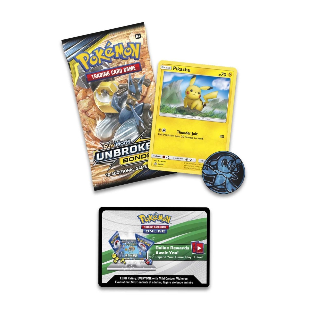 Pokémon TCG: Sun & Moon-Unbroken Bonds Booster Pack, Coin