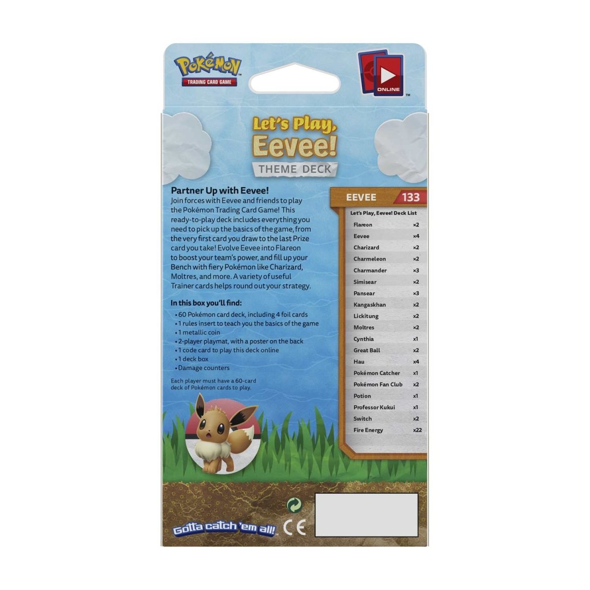 eevee pokemon card deck Eevee (104/156) (Deck Exclusive #26) [Sun & Moon: Trainer Kit main image 1