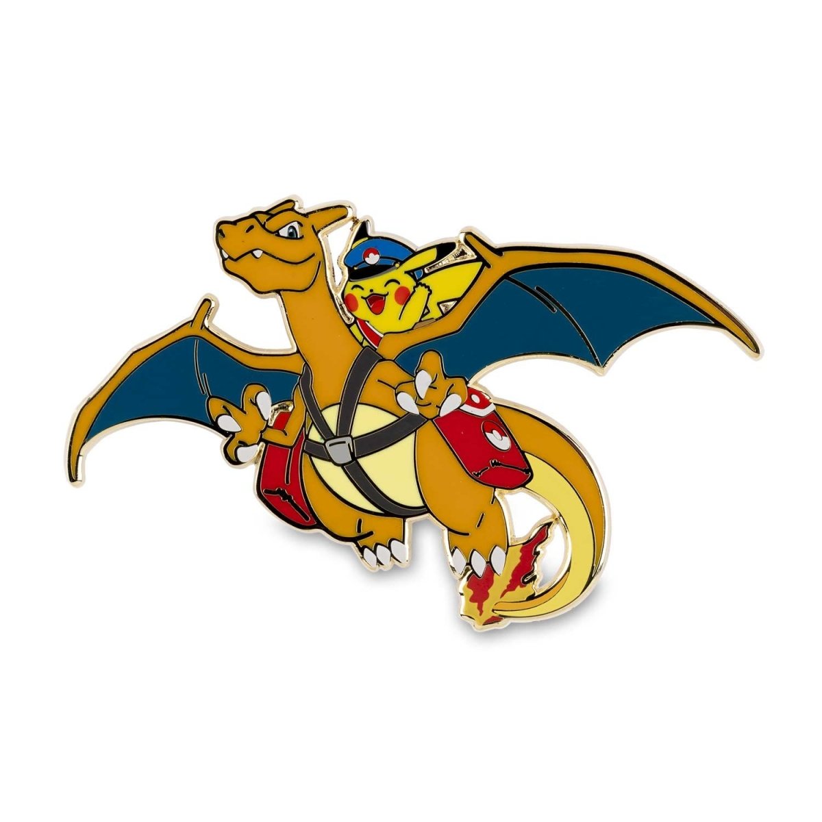 Special Delivery Pikachu & Charizard Pokémon Pin