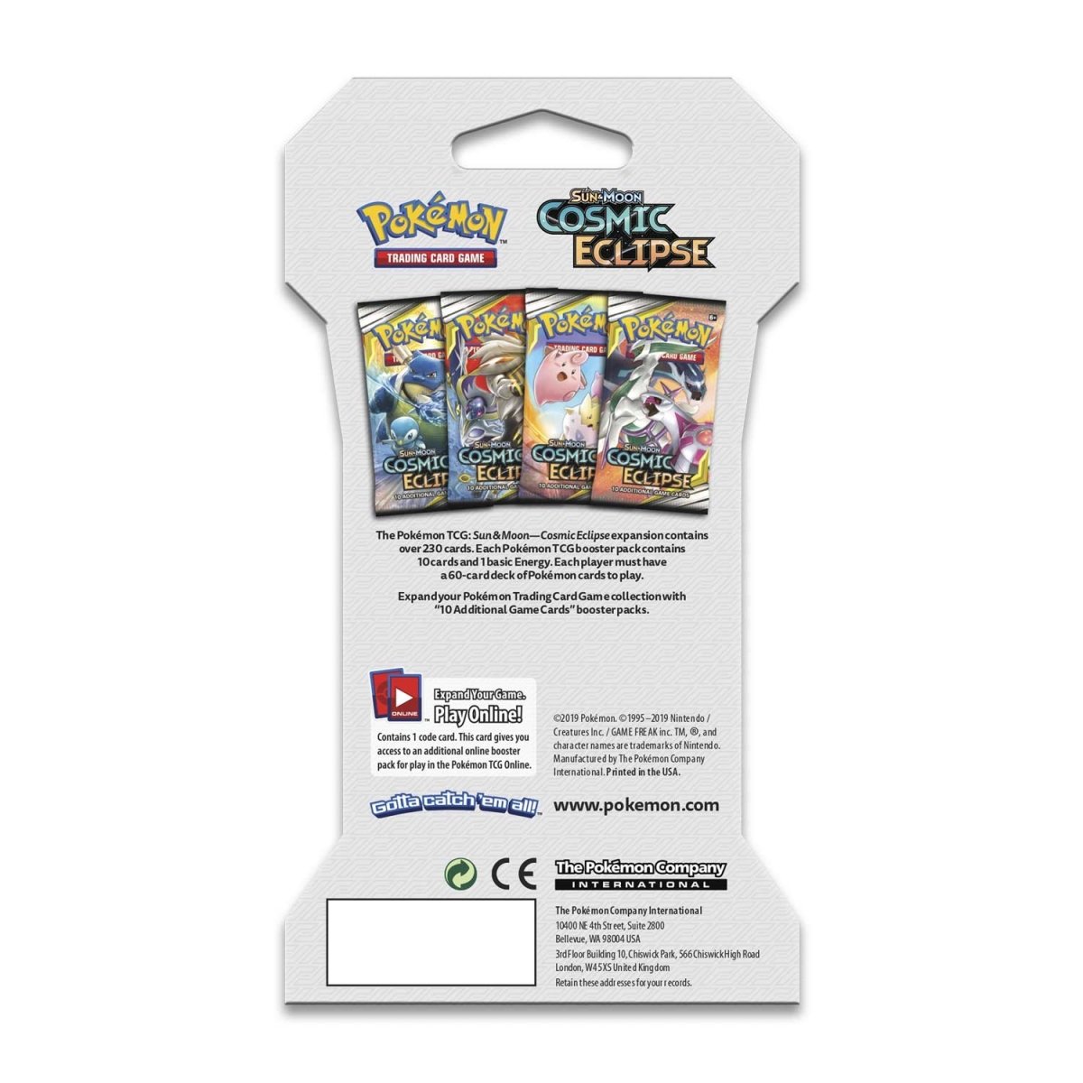 Pokémon TCG: Sun & Moon—Cosmic Eclipse Sleeved Booster Pack (10