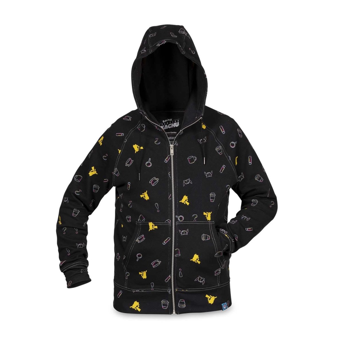 POKÉMON Detective Pikachu Allover-Print French Terry Hoodie - Adult ...