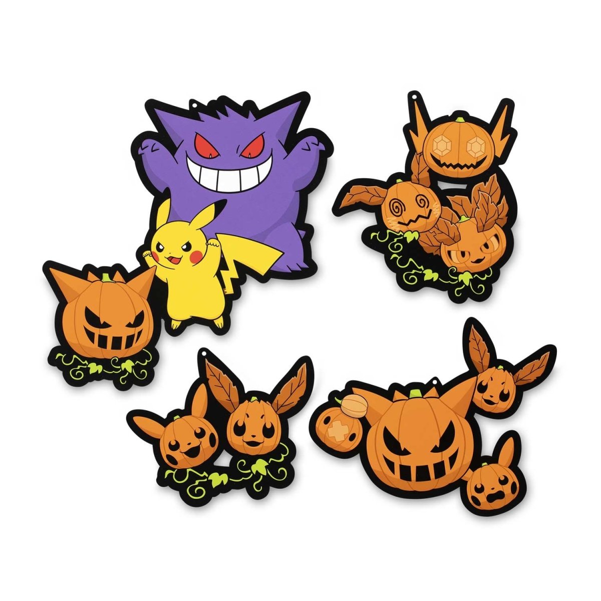 Pokémon Halloween Door Décor (4Pack) Pokémon Center Official Site