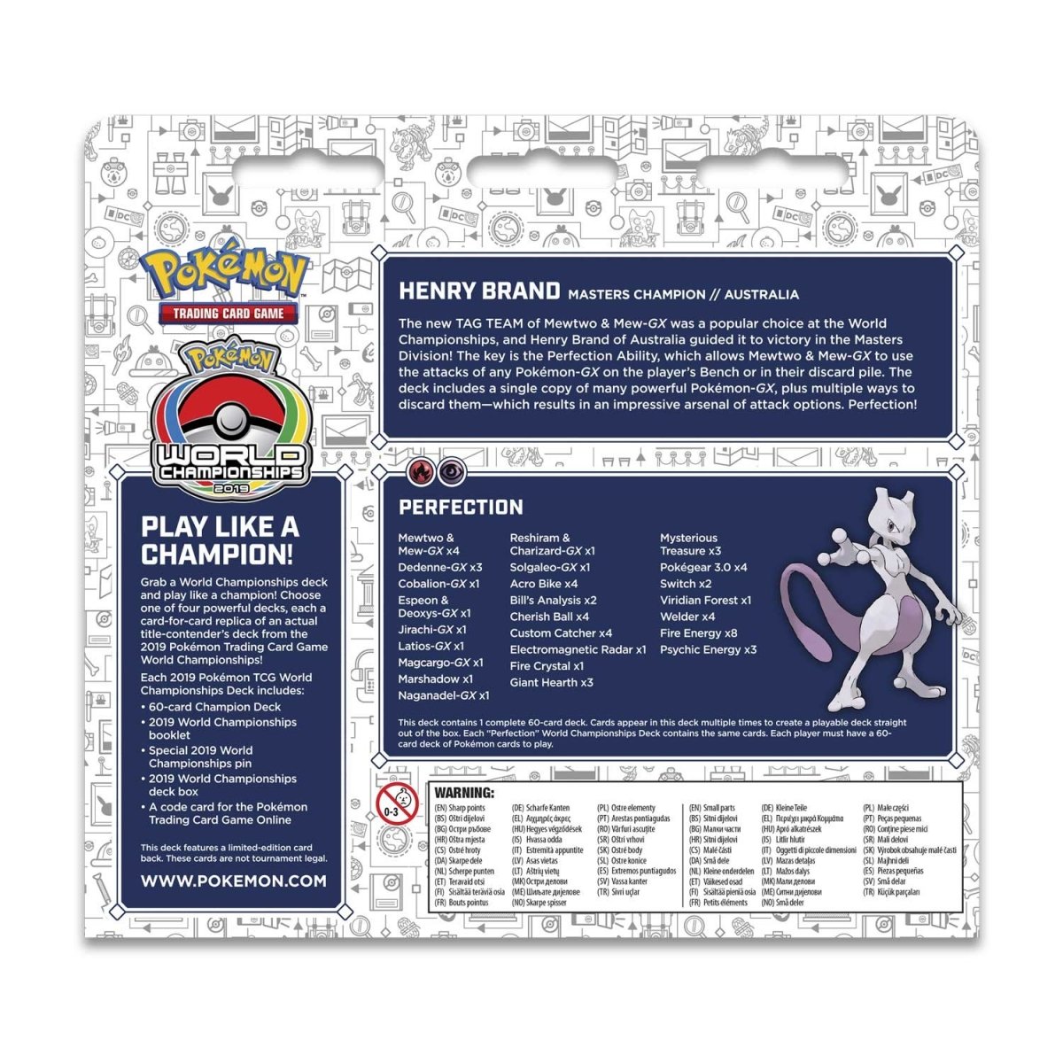 Pokémon TCG: 2019 World Championships Deck (Henry Brand