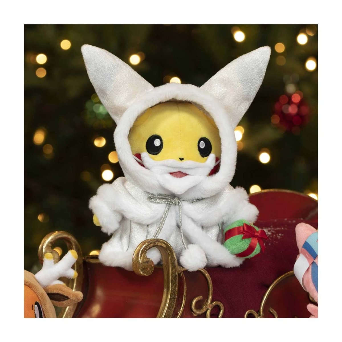 Pikachu Pokémon Holiday Lights Poké Plush - 9 ¼ In