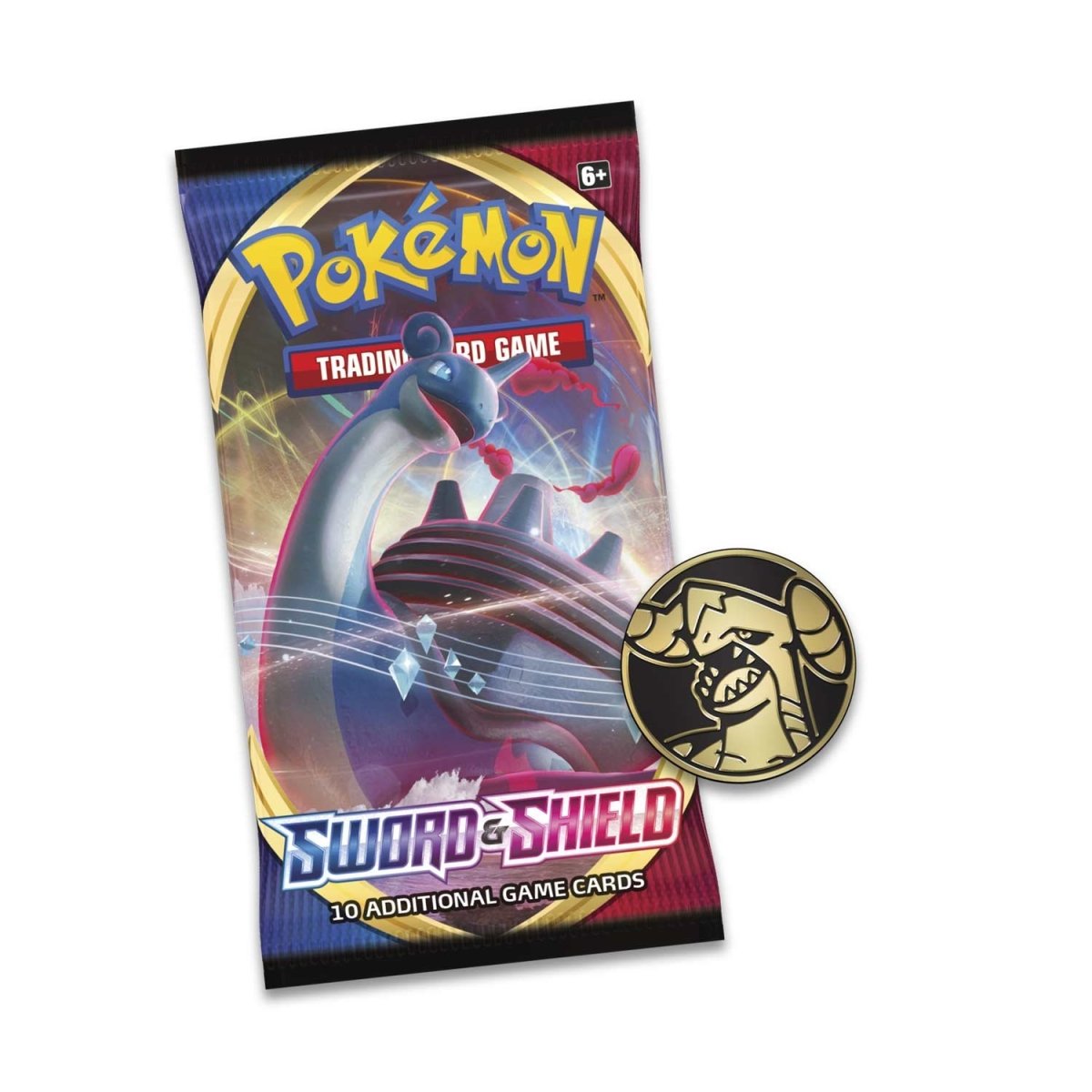 Pokmon TCG: Sword & Shield 3 Booster Packs, Coin & Morpeko Promo Card