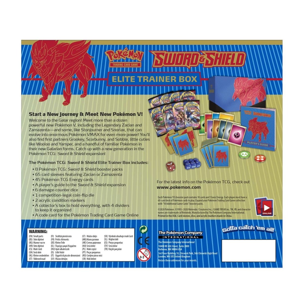 Pokmon TCG: Sword & Shield Elite Trainer Box (Zamazenta) | Pokmon Center Official Site Pokmon TCG: Sword & Shield Elite Trainer Box (Zamazenta) | Pokmon Center Official Site