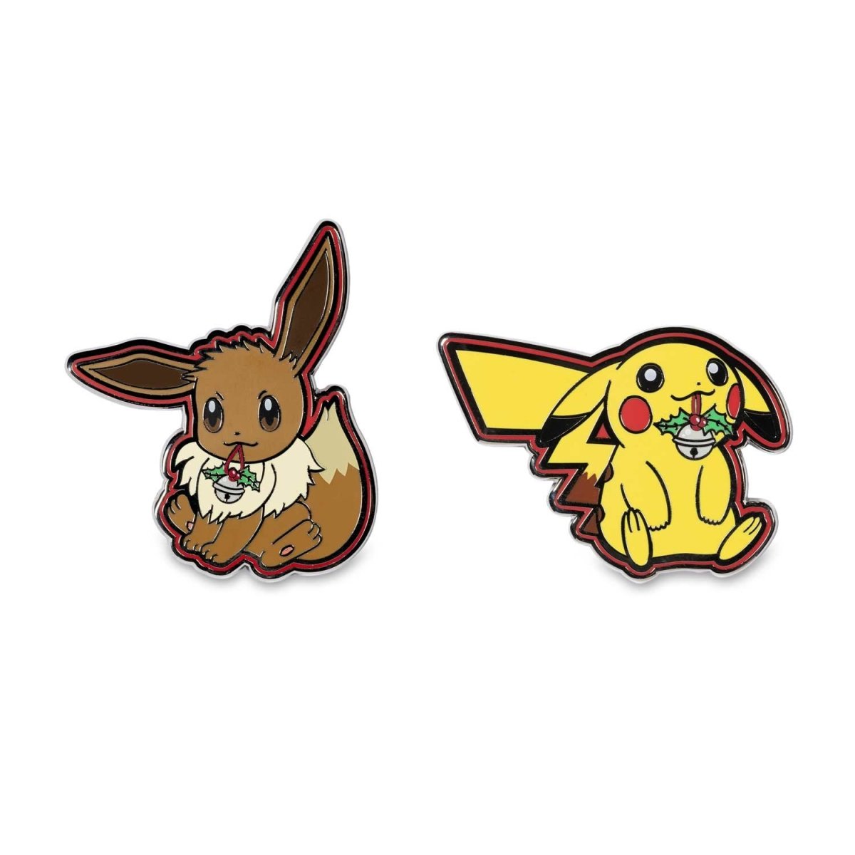 Pikachu & Eevee Pokmon Holiday 2019 Pins & Greeting Card | Pokmon Center  Official Site