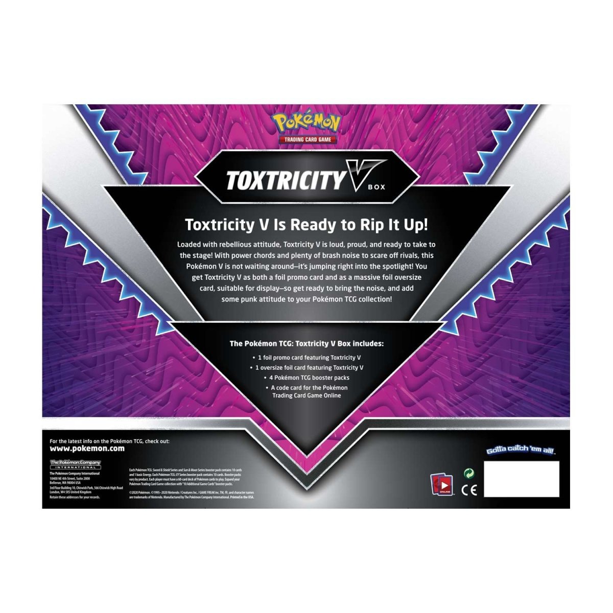 Pokémon TCG: Toxtricity V Box | Pokémon Center Official Site