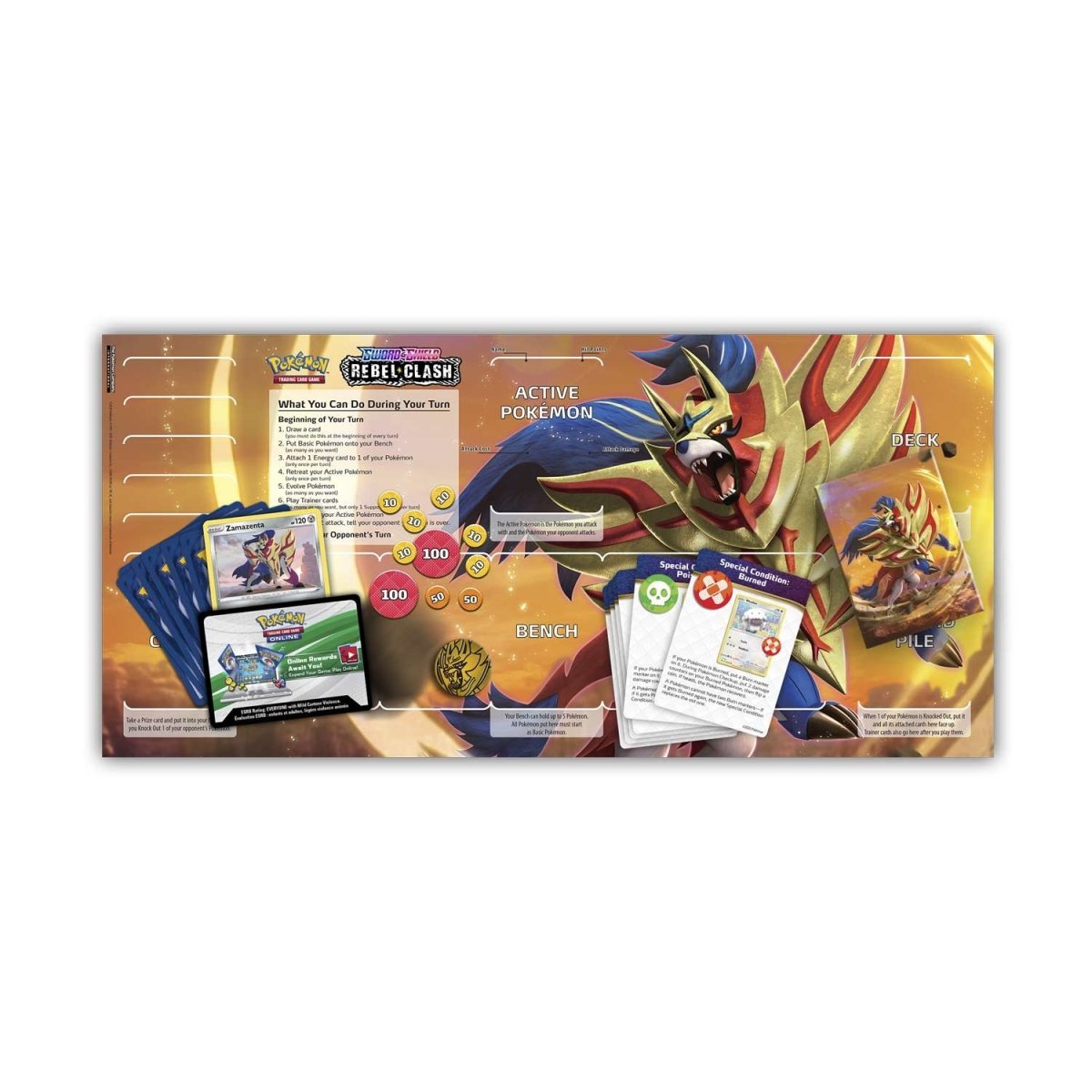 Zacian Theme Deck (Rebel Clash) - Pokemon TCGL Codes