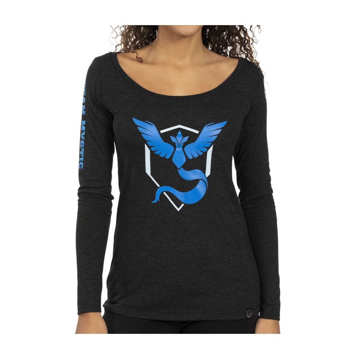 Pokémon GO Team Mystic Fitted Scoop Neck Long-Sleeve T-Shirt