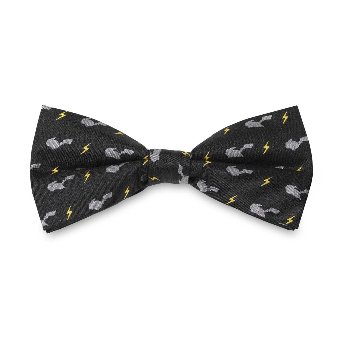 Pikachu Classics Charge Black Silk Bow Tie (One Size-Adult